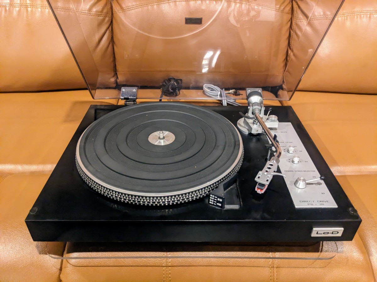 美品 メンテナンス済み Lo-D PS-38 レコードプレーヤー 新品ヘッド 