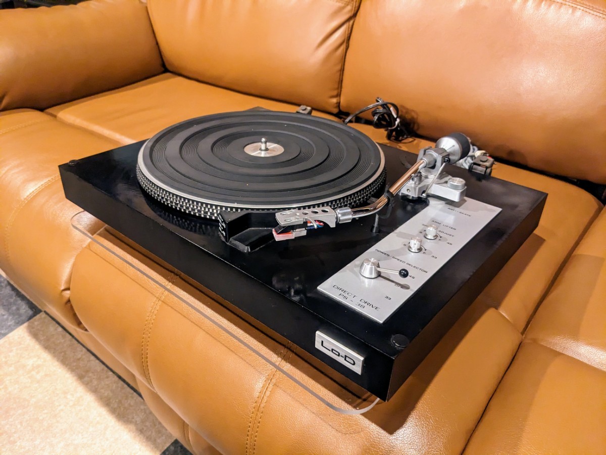 美品 メンテナンス済み Lo-D PS-38 レコードプレーヤー 新品ヘッド 
