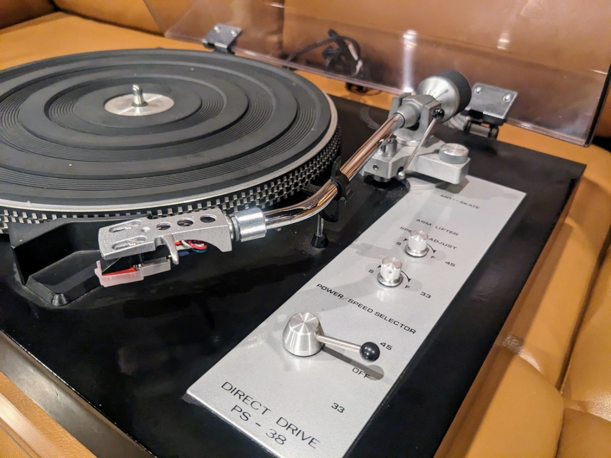 美品 メンテナンス済み Lo-D PS-38 レコードプレーヤー 新品ヘッド 