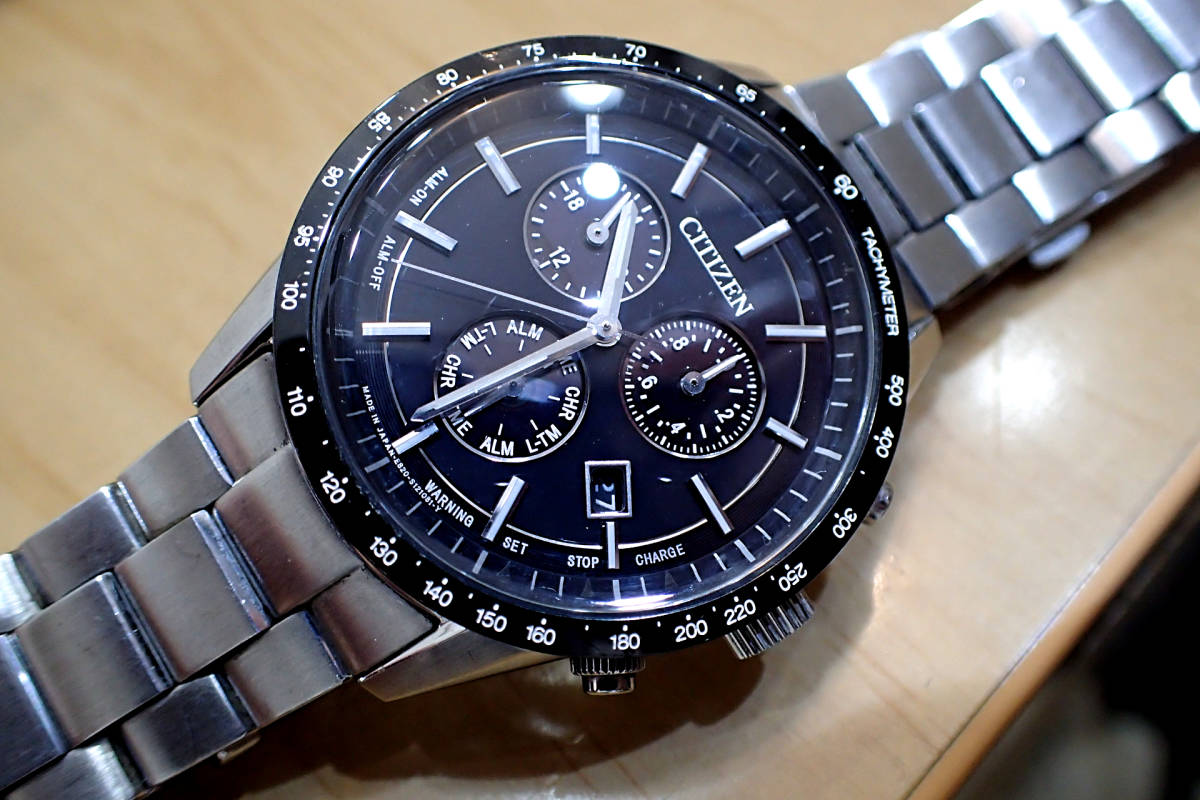 附属品あり ◇CITIZEN/シチズン エコドライブ ◇E820-S083460 ソーラー 