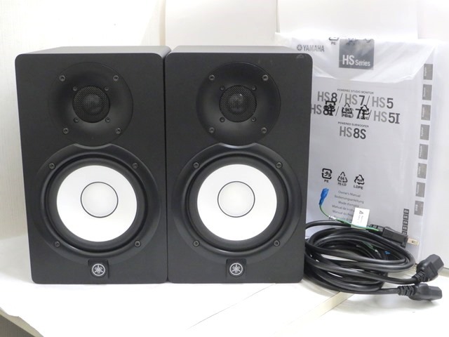 ◇A62659:YAMAHA ヤマハ パワードスタジオモニター スピーカー HS5