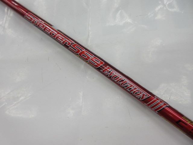 人気の569S フジクラ◆Speeder569EVOLUTION3 エボ3 Sフレックス テーラーメイド用スリーブ付き 1w用 44.5インチ TM SAMPLE お買い得