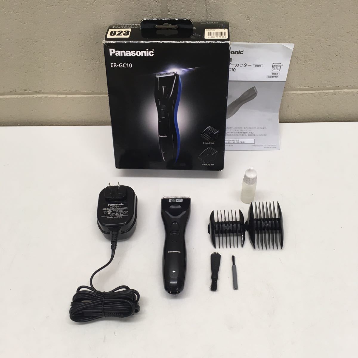C【3－125】Panasonic パナソニック ER-GC10 メンズ ヘアカッター 電動 充電式 動作確認済_1