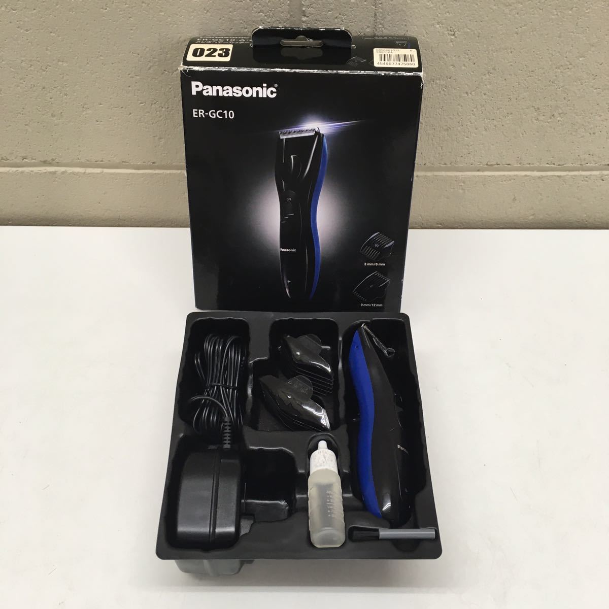 C【3－125】Panasonic パナソニック ER-GC10 メンズ ヘアカッター 電動 充電式 動作確認済_7