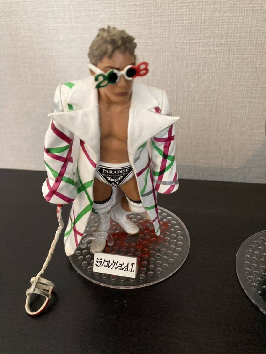 プロレスフィギュア3体セット 三沢光晴 小橋健太 ミラノコレクション