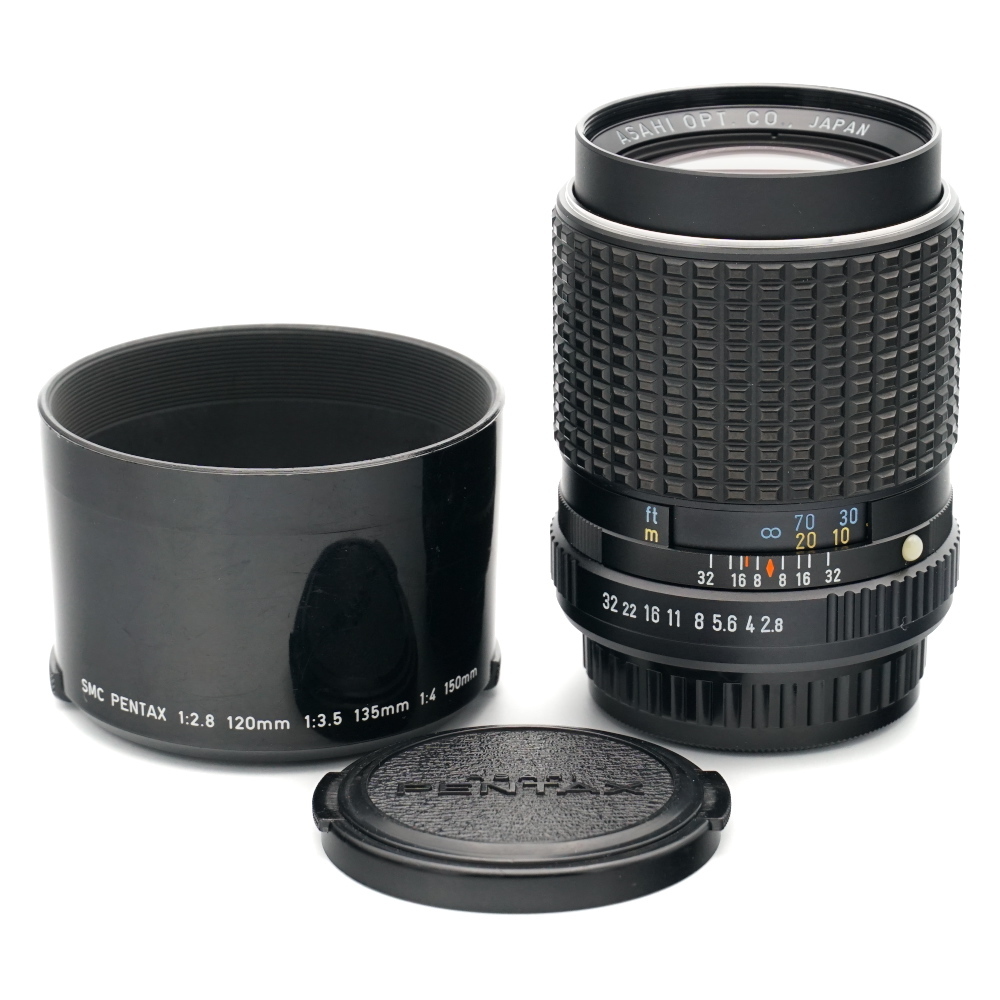 希少レア 美品 SMC PENTAX 120mm F2.8 フード付属 ペンタックス K