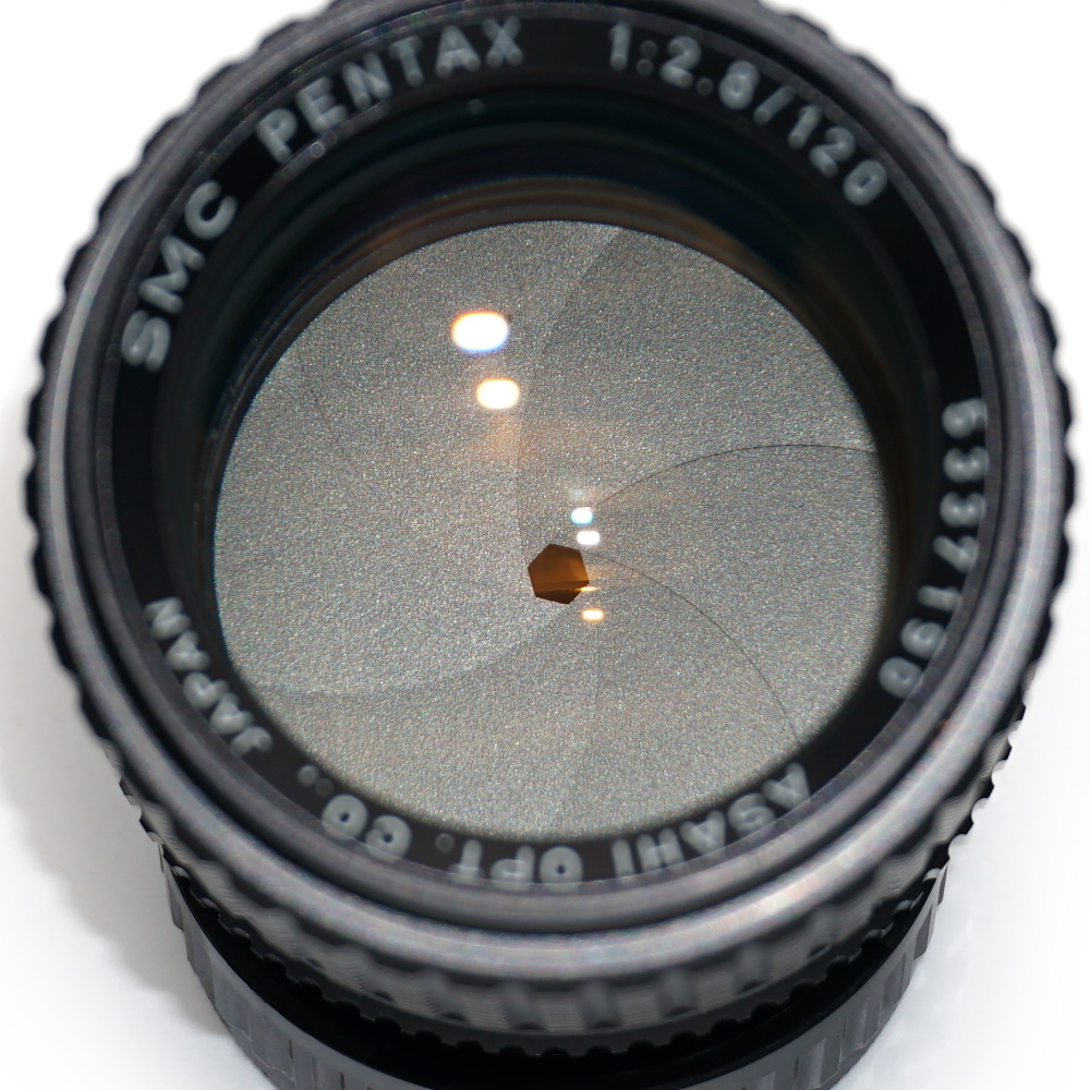 希少レア 美品 SMC PENTAX 120mm F2.8 フード付属 ペンタックス K