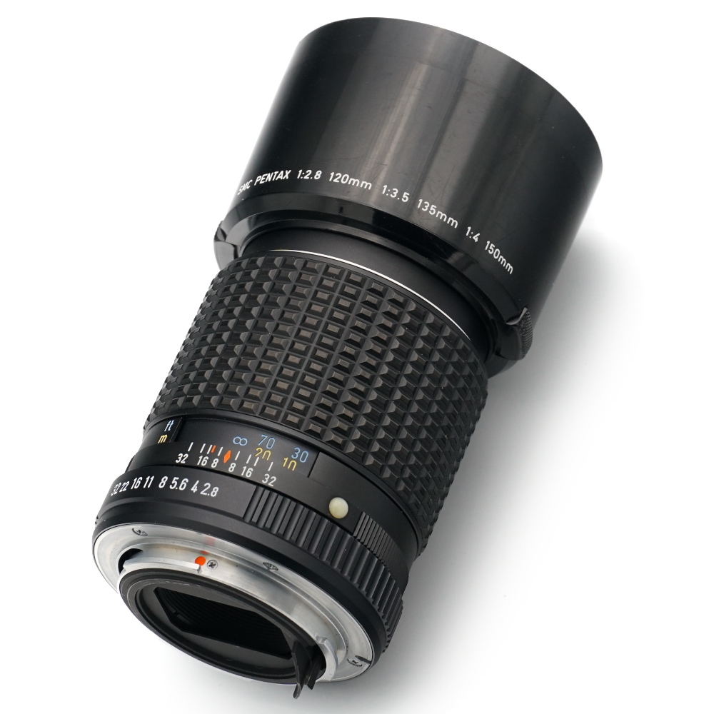 希少レア 美品 SMC PENTAX 120mm F2.8 フード付属 ペンタックス K