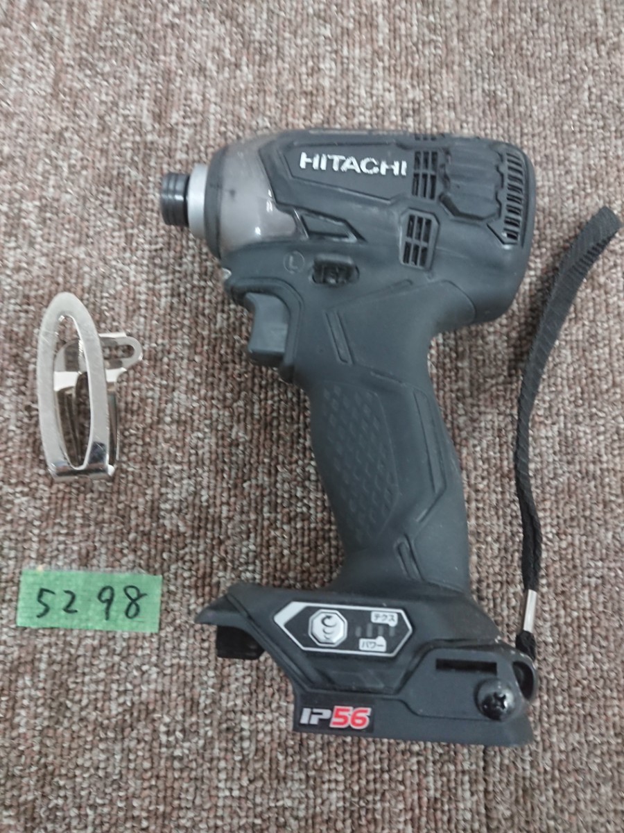 5298 送料520円 おすすめ商品♪日立工機 HIKOKI HITACHI ハイコーキ コードレスインパクトドライバ　36V 黒 WH36DA
