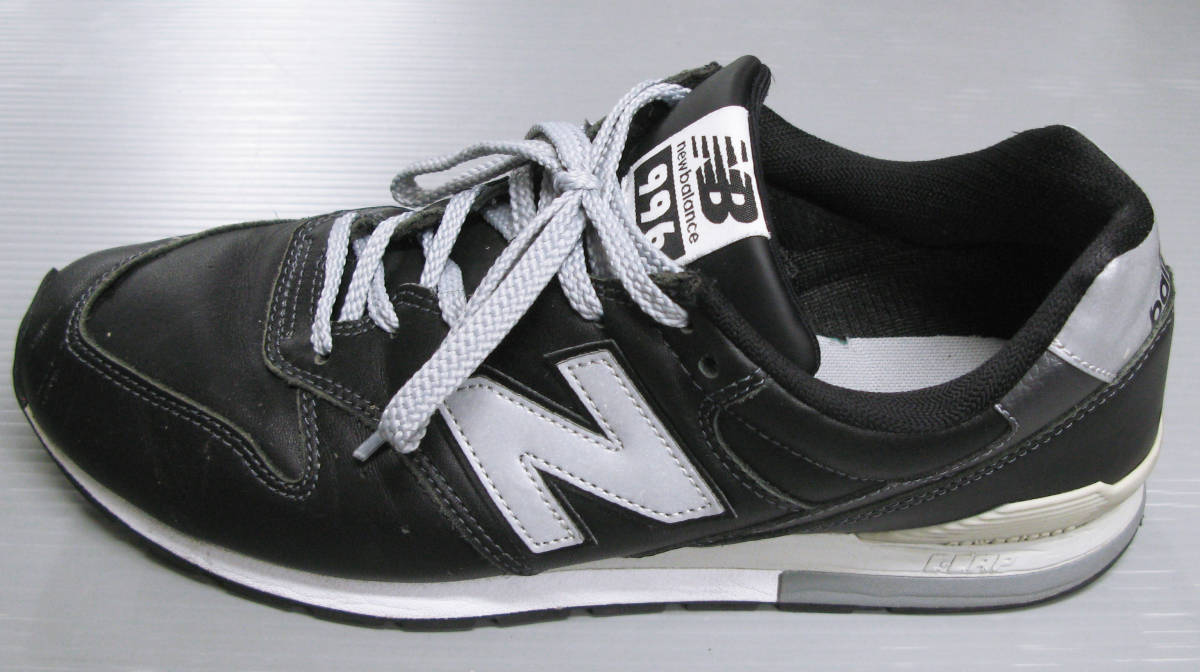 ニューバランス new balance CM996 黒 US10 （ レザー スニーカー 本革 new balance CM996 US10 leather sneakers Black 