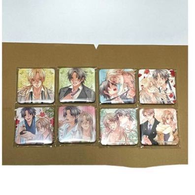 恋する暴君 くじメイト E-賞 スクエア缶バッジ 8種セット 恋する暴君