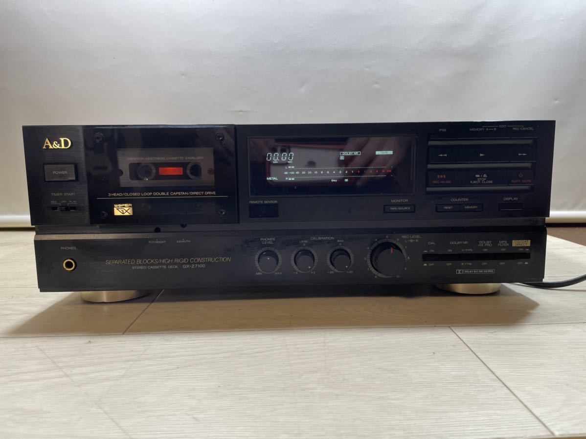 A&D 3ヘッドカセットデッキ GX-Z7100 現状品 A&D GX-Z7100 3