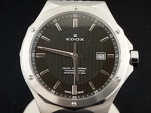 EDOX◇クォーツ腕時計⁄アナログ⁄ステンレス⁄WHT⁄SLV⁄53005⁄⁄