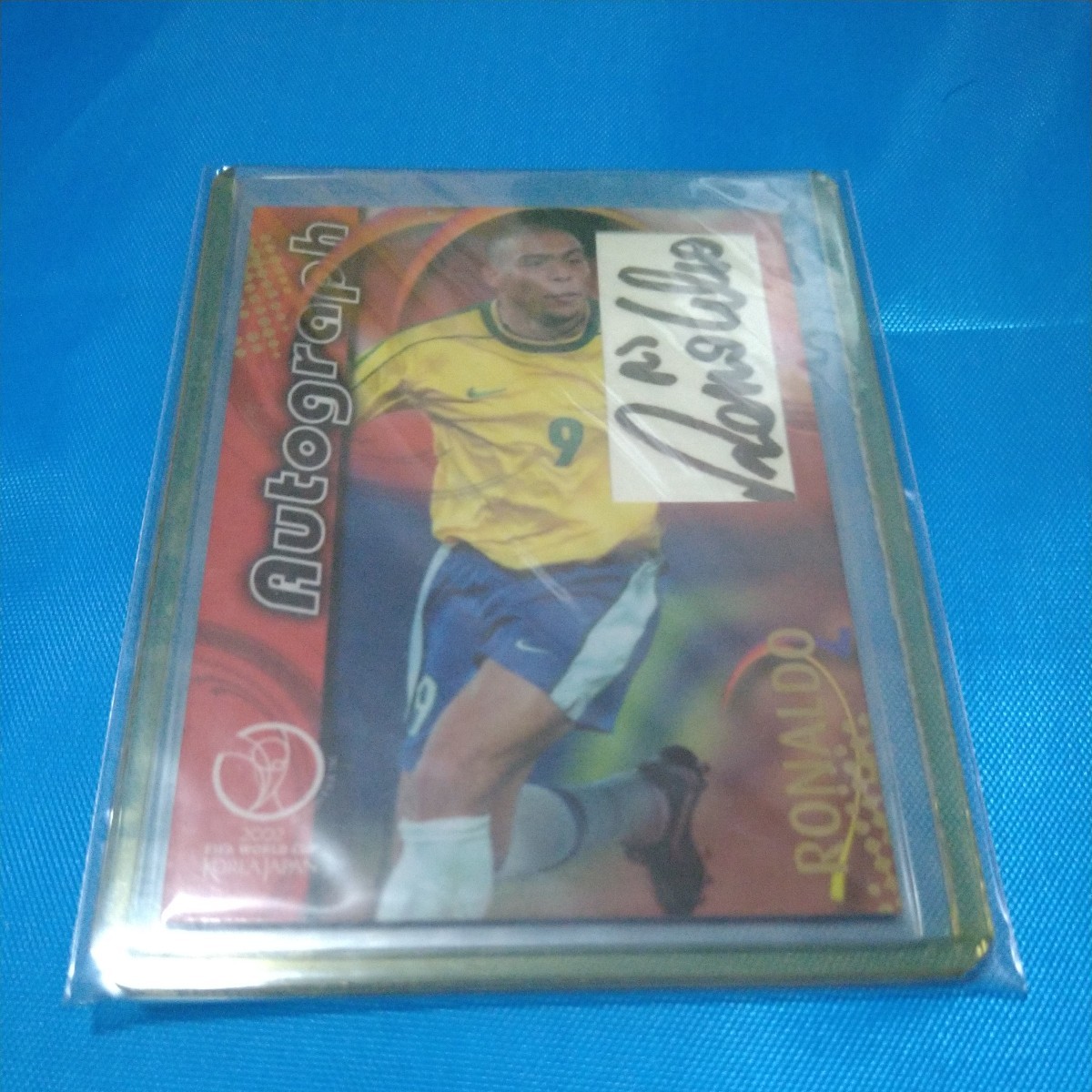 2002 FIFA WORLD CUP RONALDO Autograph PANINI ワールドカップ 
