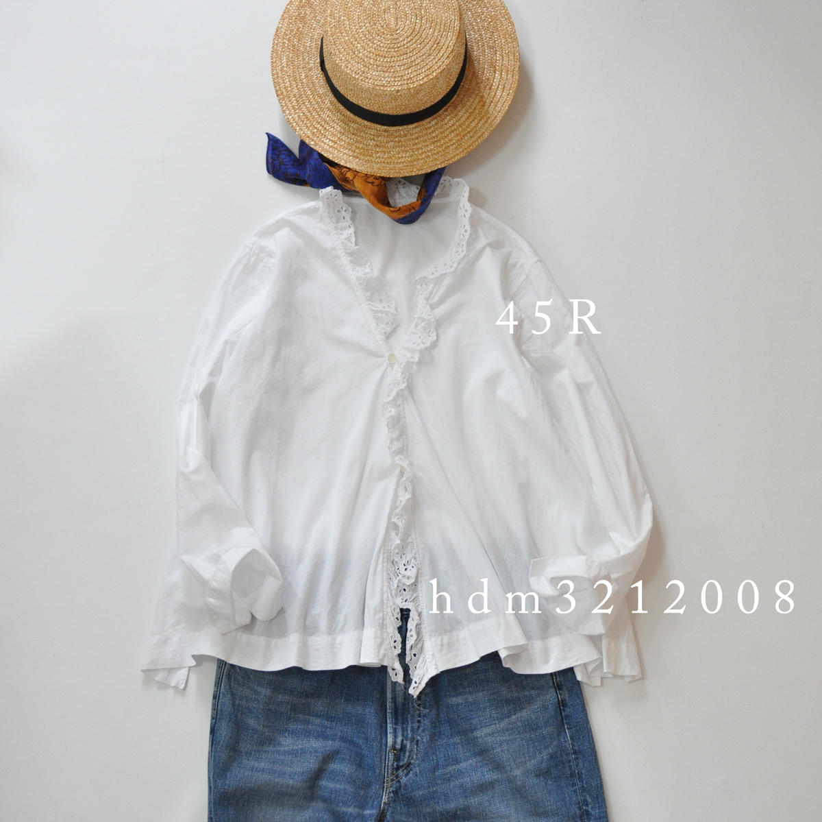 45R タペットのカットワークブラウス 45RPM #0