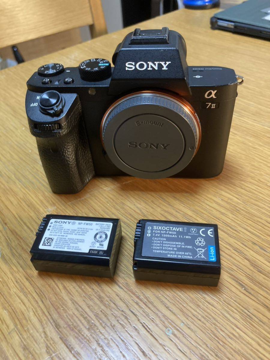 SONY ソニー α7Ⅱ α7ⅱ ボディ ミラーレス一眼 ショット数26300 予備