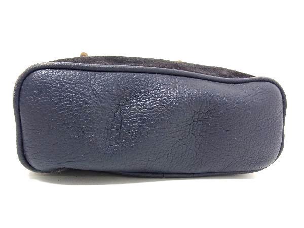 1円 GUCCI グッチ 007 1014 0231 バンブー スエード×レザー 2WAY 