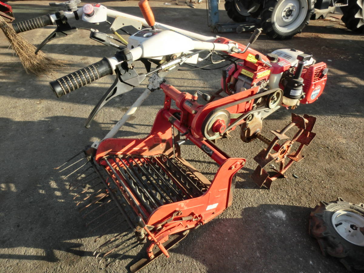 岡山発ヤンマー耕運機MK7 掘り取り機仕様 芋掘り機 掘取機 ニプロVP