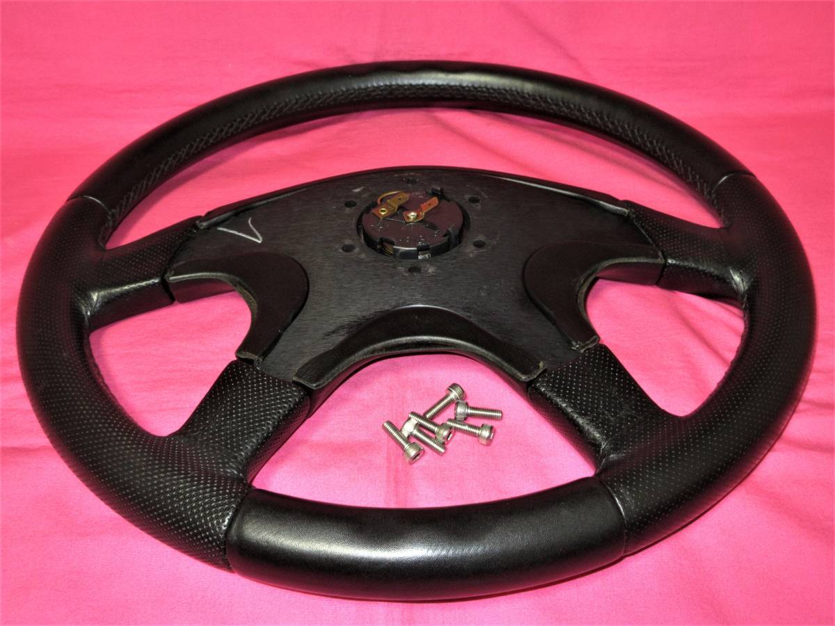 5029 正規品 italvolanti イタルボランテ ドルチェ 37Φ ブラックレザー 