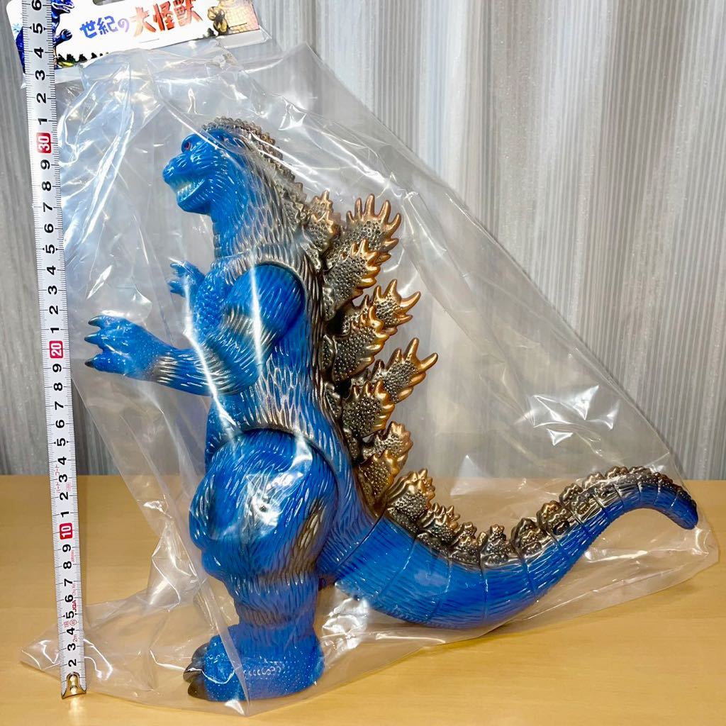 マルサン ビオゴジ ゴジラ450 0 ソフビ クリアオレンジ×ブルー 1