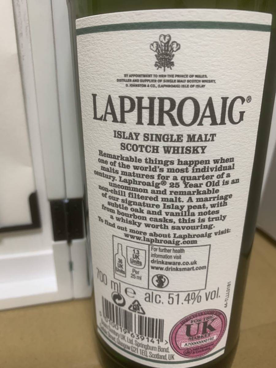 ラフロイグ 25年 2019 51.4% Laphroaig 新 未開封となります 【公式通販】