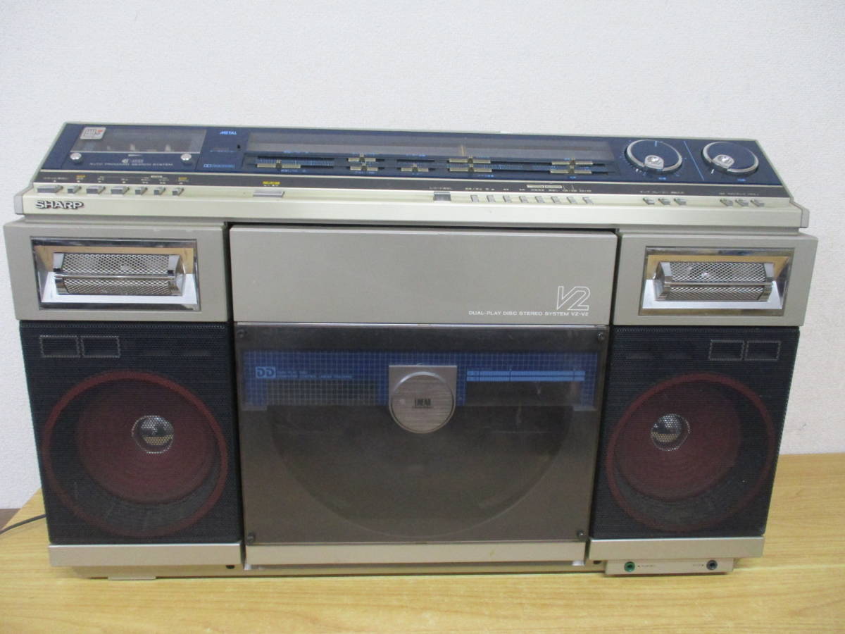 SHARP シャープ 両面演奏ステレオシステム Auto Disc VZ-V30 SHARP シャープ 両面演奏ステレオシステム Auto Disc VZ-V30 昭和