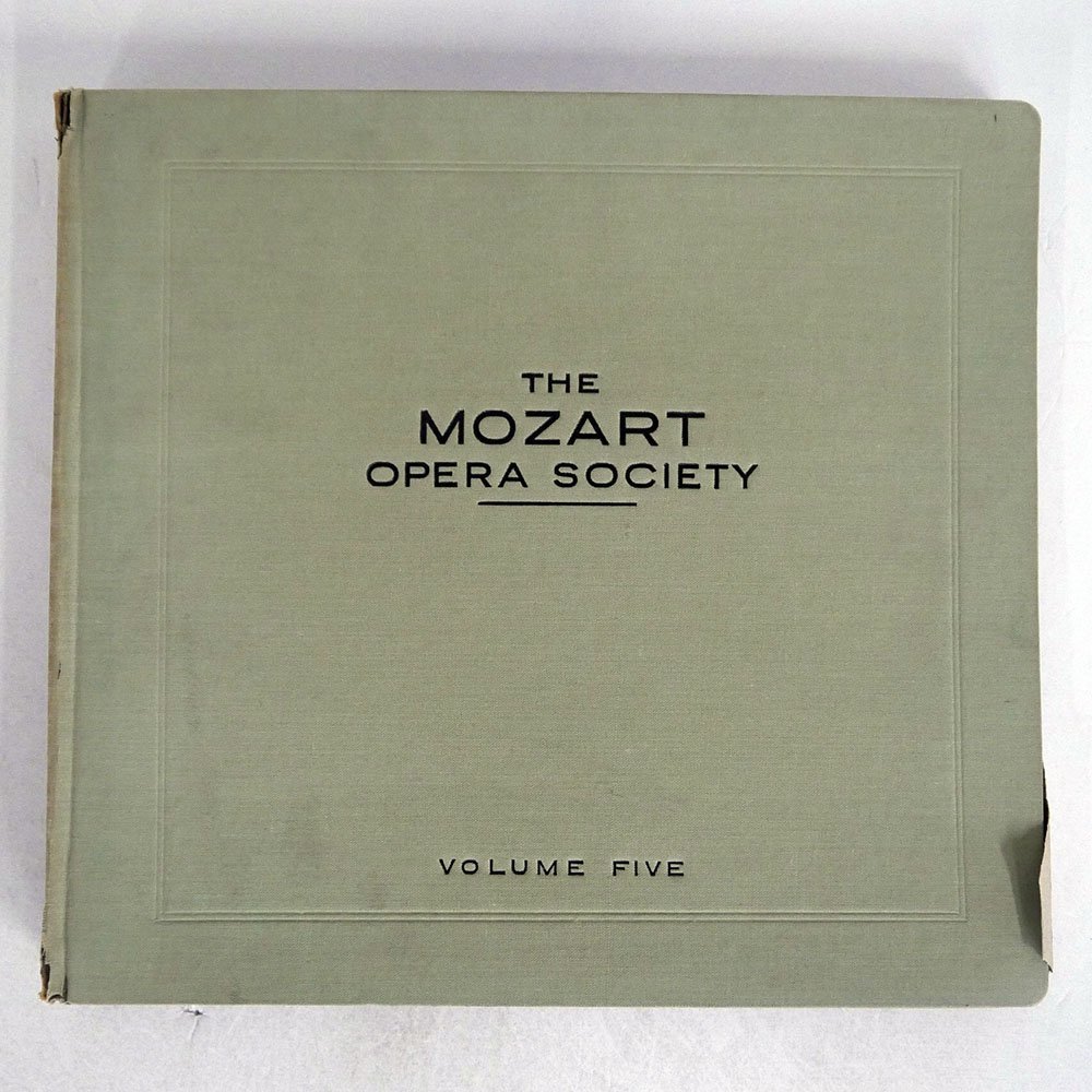 英 ジャンク フリッツ・ブッシュ/MOZART OPERA SOCIETY VOL.5 『コジ・ファン・トゥッテ』より抜粋/GRAMOPHONE D.B.2660~66