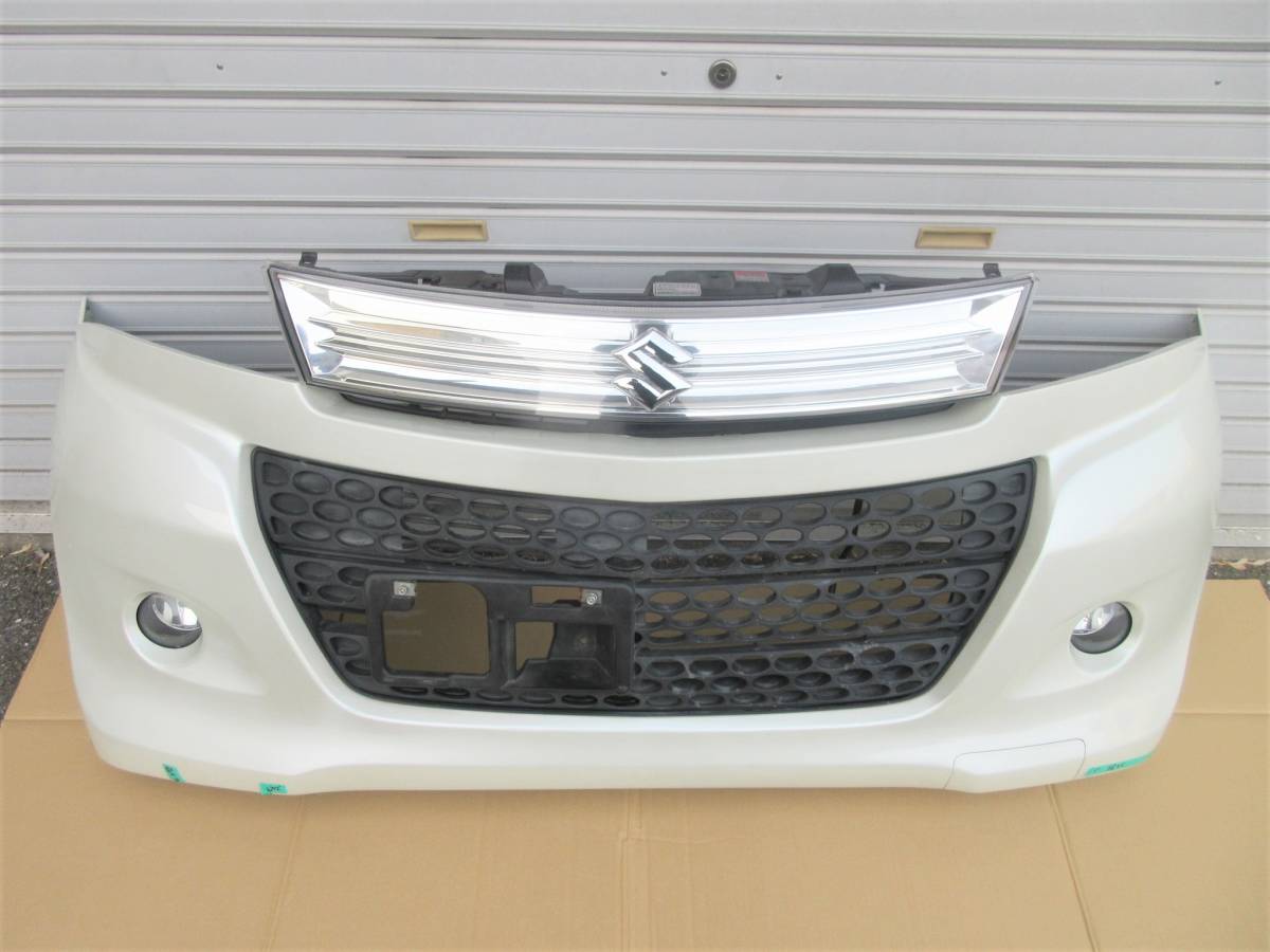 人気定番，新作登場 MK21S パレット SW 純正 フロントバンパー グリル フォグランプ左右付き Z7T パールホワイト スズキ(フロント)｜売買されたオークション情報、yahooの商品情報をアーカイブ公開 - オークファン スズキ用