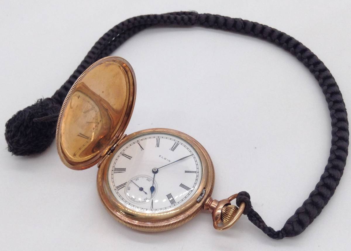 ELGIN エルジン 懐中時計 KEYSTONE 手巻き｜機械式