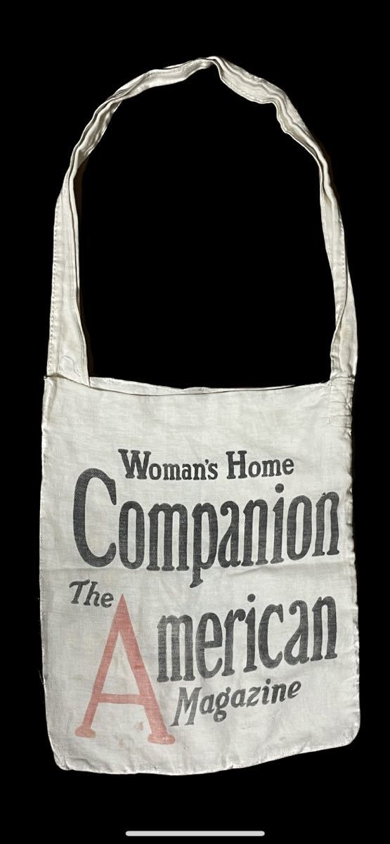 30s 〜 40s マガジンバッグニュースペーパーバッグヴィンテージ 希少