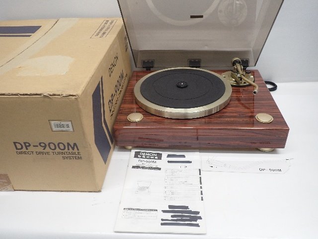 本物保証，HOT DENON デノン/デンオン DP-900M ダイレクトドライブ レコードプレーヤー ターンテーブル 元箱/取扱説明書付き &cap; 69F5B-1(デノン)｜売買されたオークション情報、yahooの商品情報をアーカイブ公 デノン