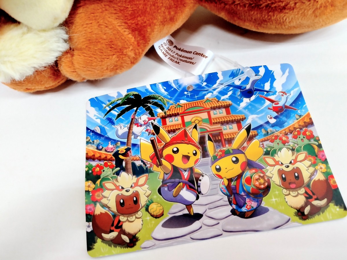 ポケモンセンターオキナワ沖縄限定ウインディのポンチョイーブイ