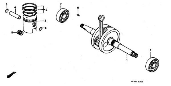 取引 AF27 後期 純正 クランク ベアリング 2個 送料250円～ Dio ZX スーパー