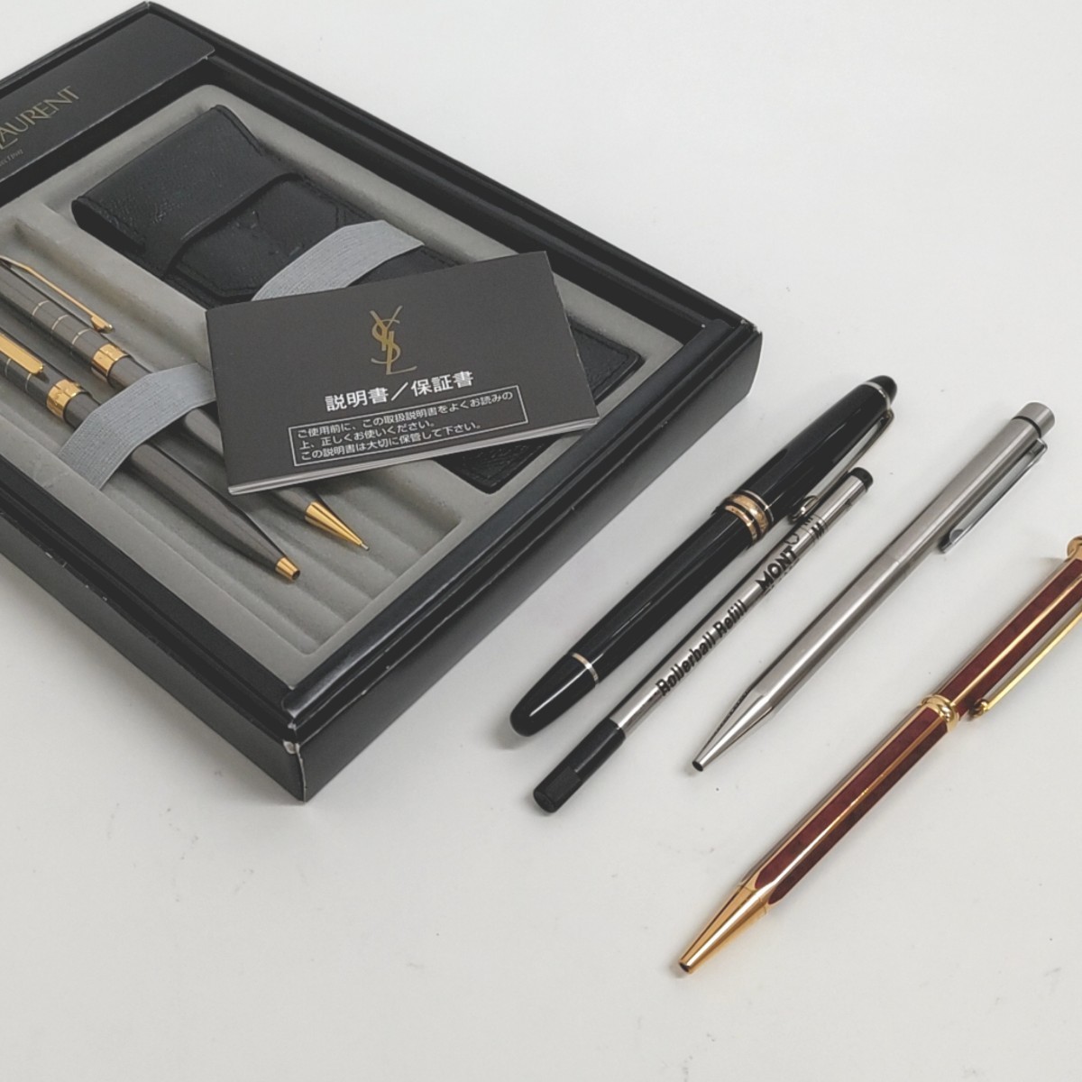 インク切れ イヴ・サンローラン YSL モンブラン MONTBLANC