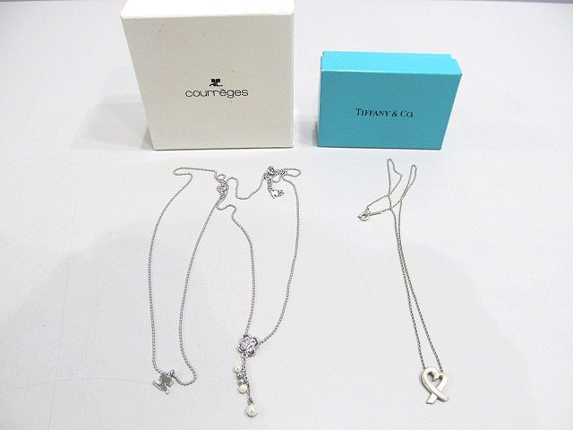 第二通販 １円　ティファニー　クレージュ　ネックレス　３点　セット　