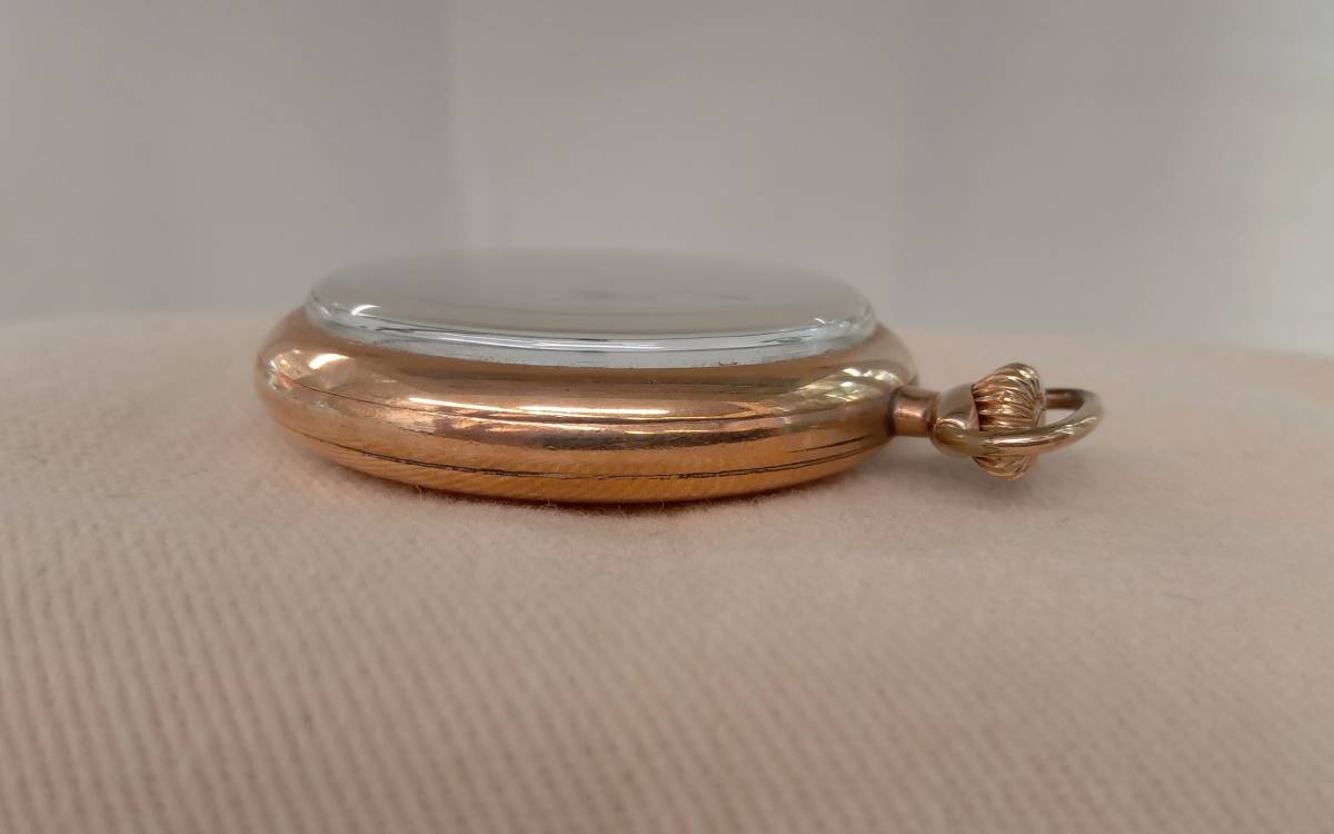 ジャンク 【現状品】エルジン ELGIN 手巻き 懐中時計 スモセコ 