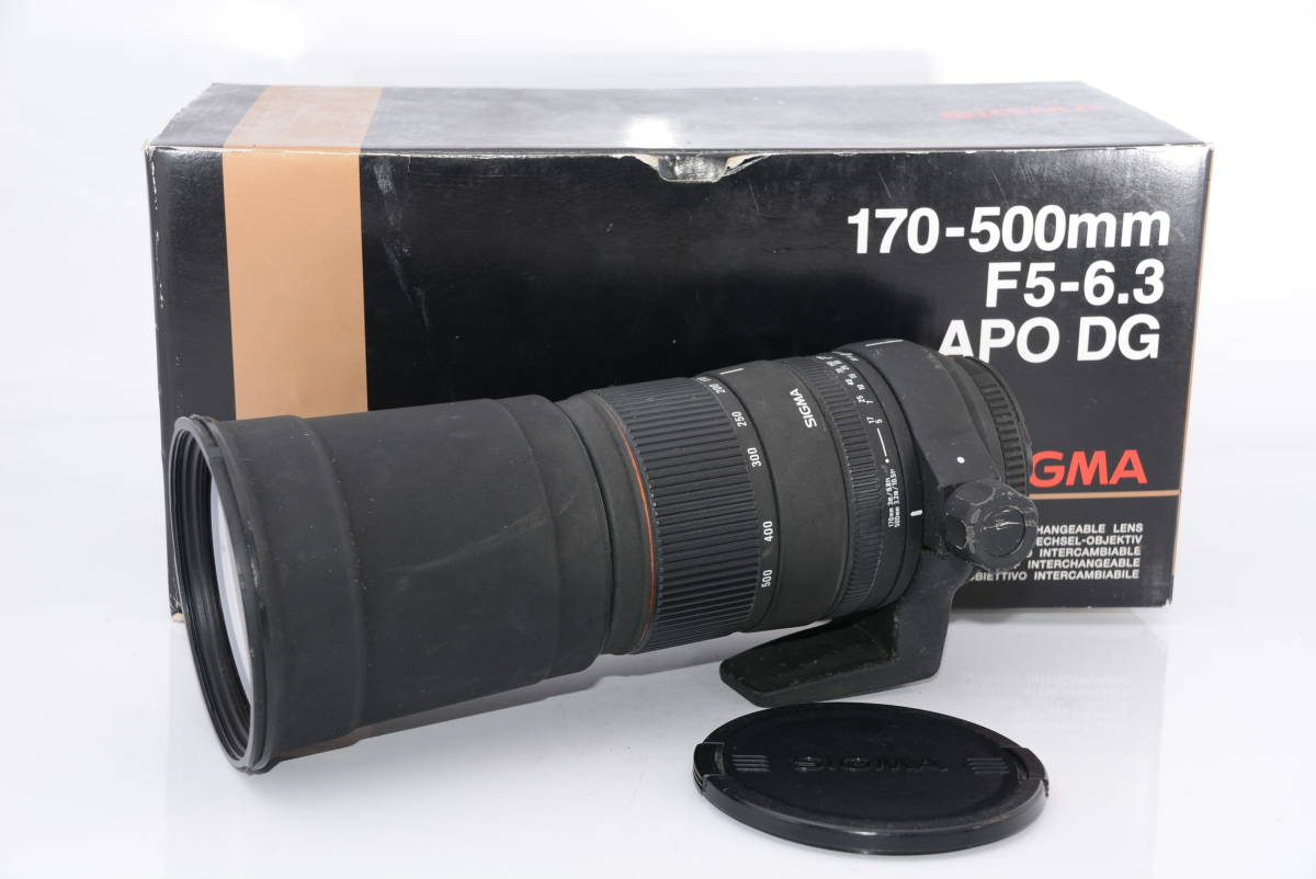 美品】Sigma 170-500mm f5-6.3 APO D AF Telephoto Lens for Nikon F 