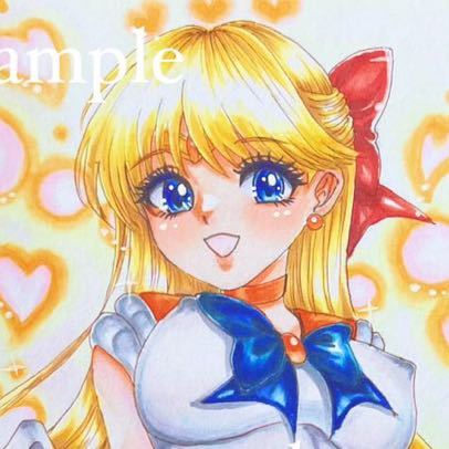 手描きイラスト セーラーヴィーナス / 愛野美奈子 美少女戦士