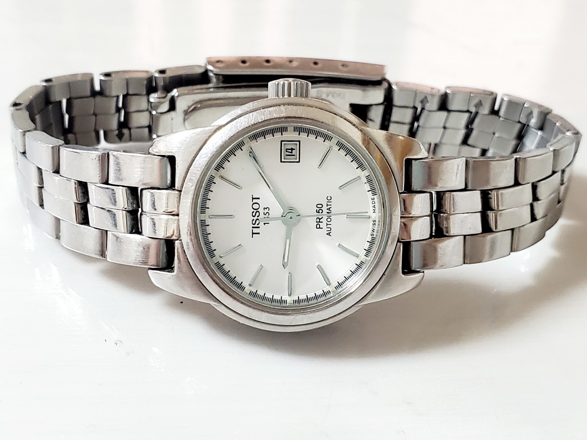 1円スタート☆TISSOT ティソ PR50 AUTOMATIC【J324/424K】自動巻腕時計 