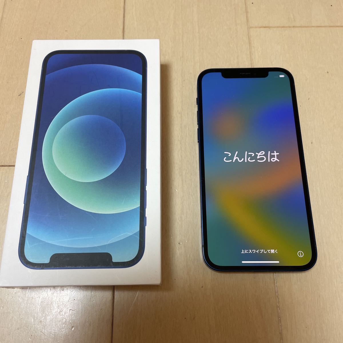 64GB iPhone12 ブルー SIMフリー ソフトバンク | 0 SIMフリー（国内版