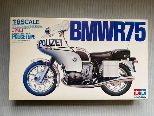 ▽☆ TAMIYA タミヤ 1/6 BMW R75/5 オートバイ バイク POLICE TYPE 