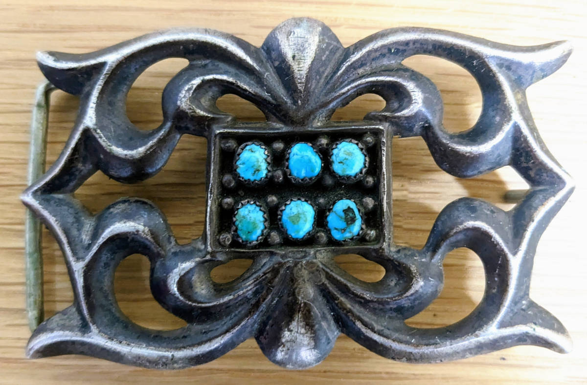 ナバホ族 バックル ビンテージ ☆NAVAJO☆ BUCKLE | インディアン 
