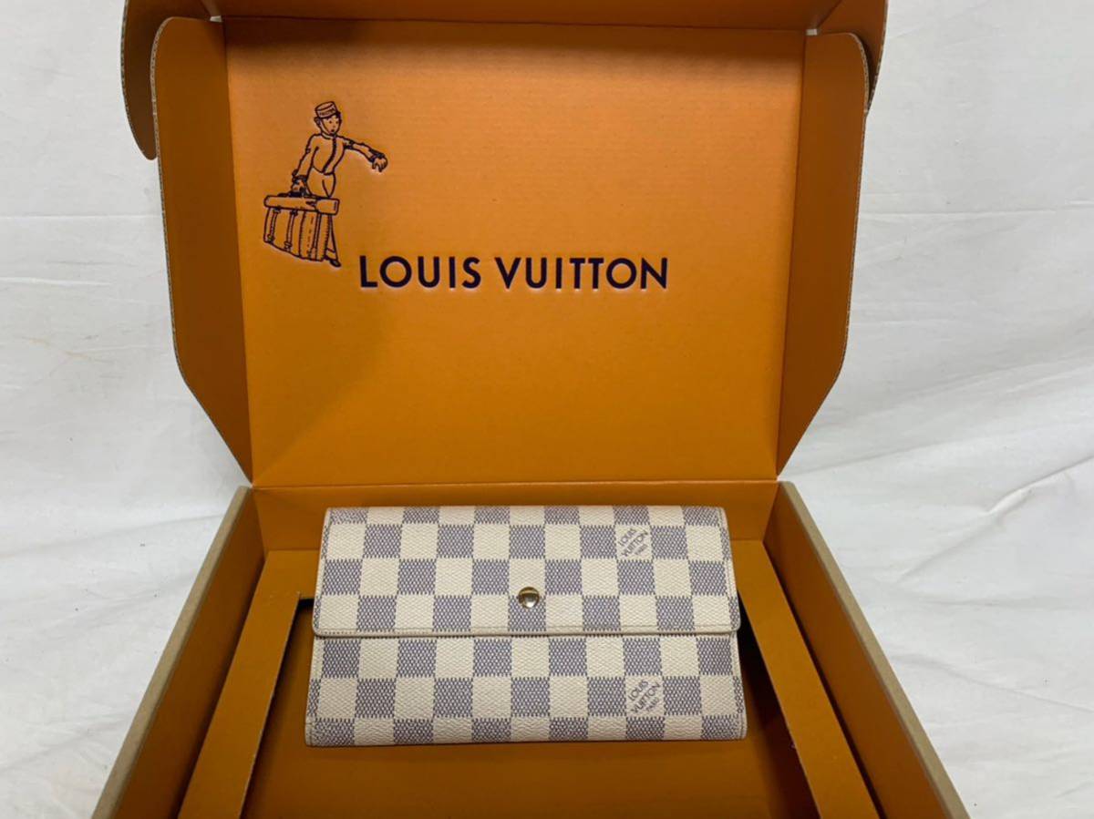 LOUISVUITTON 】ルイヴィトン ダミエアズール 長財布 【公式通販】