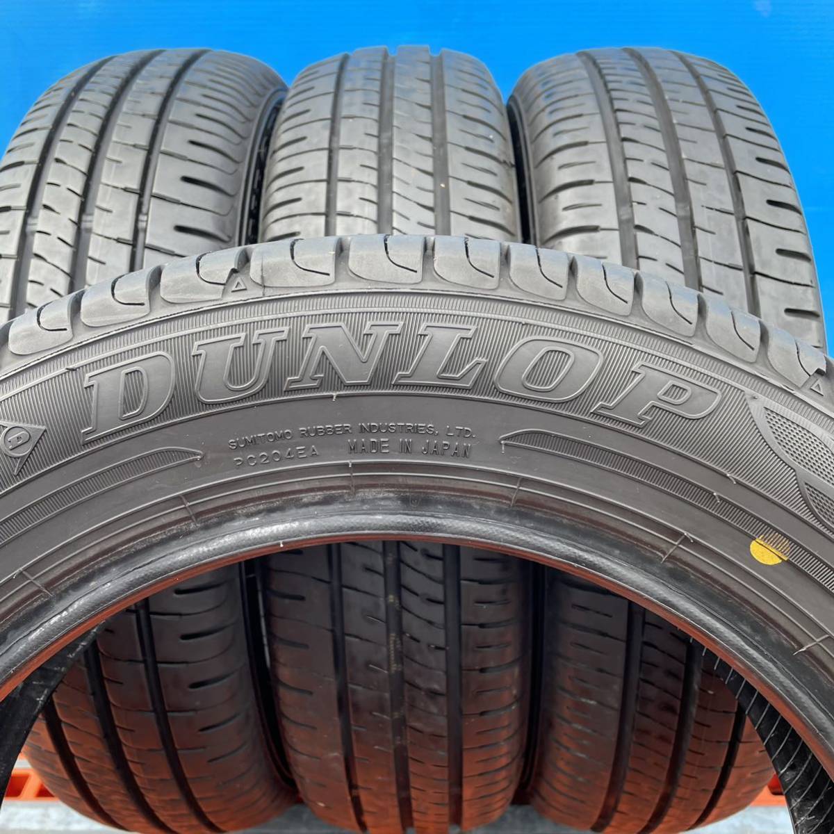 155/65R14 ダンロップ ENASAVE 155/65/14 サマータイヤ 4本 2022年製造