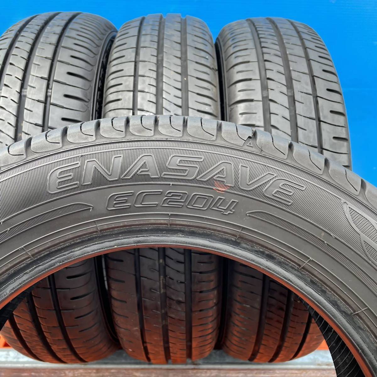 155/65R14 ダンロップ ENASAVE 155/65/14 サマータイヤ 4本 2022年製造