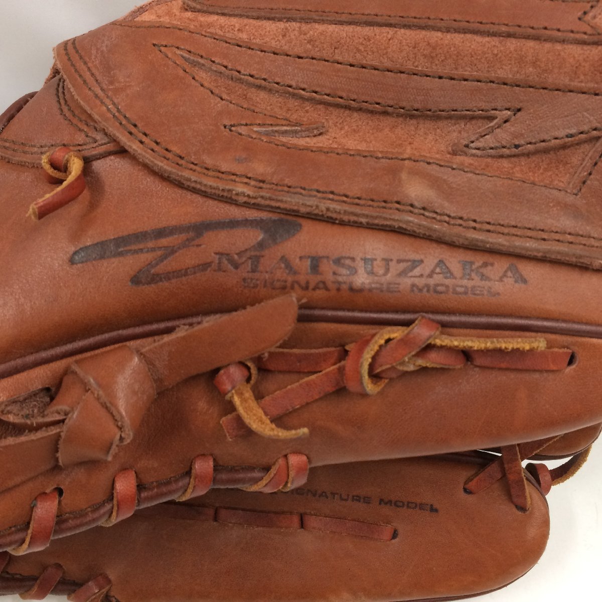 f159*80 【現状品】 NIKE ナイキ 軟式 野球 グローブ MATSUZAKA