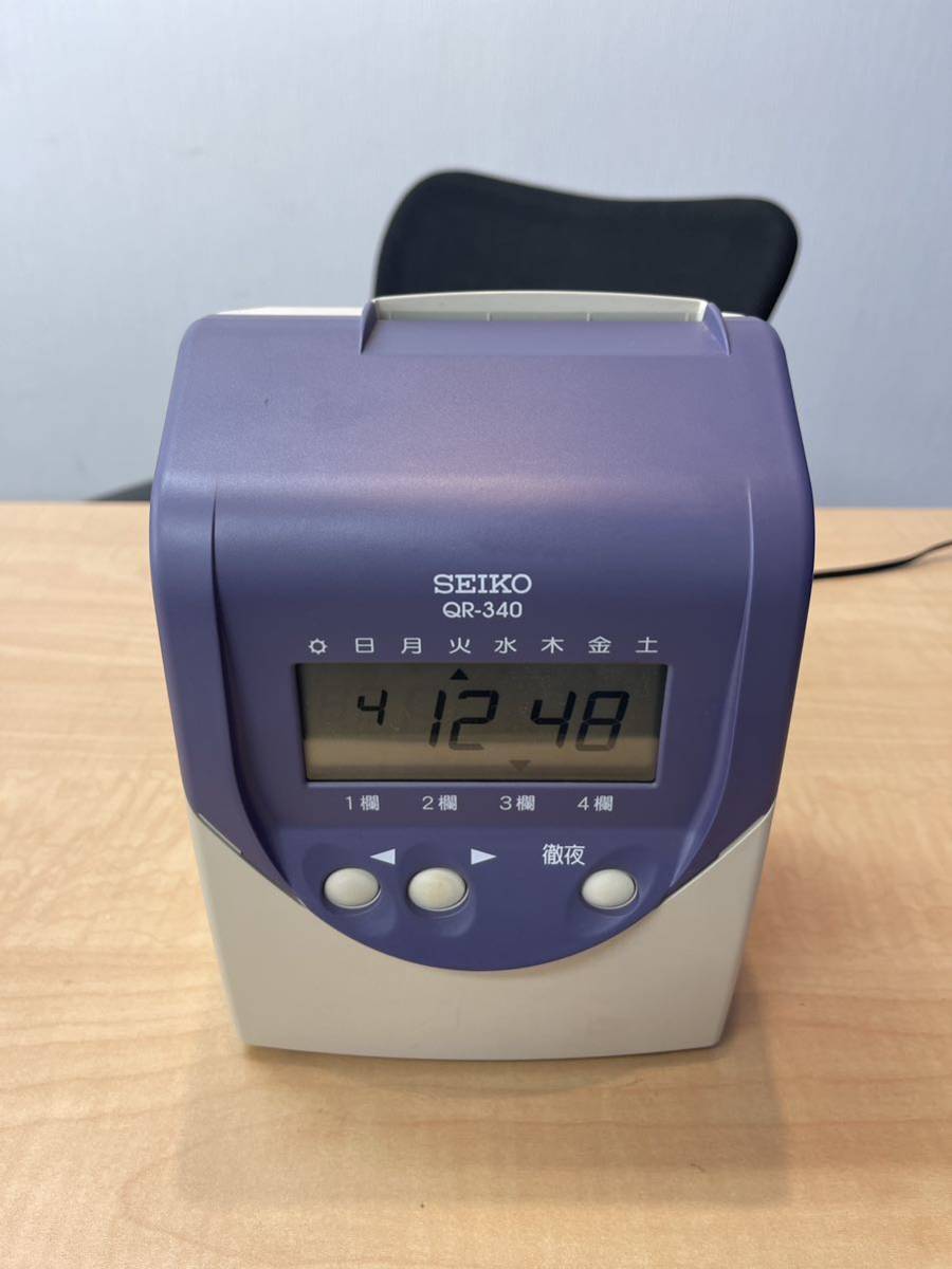 SEICO QR-340 タイムレコーダーカード セイコー SEIKO QR-340 タイム