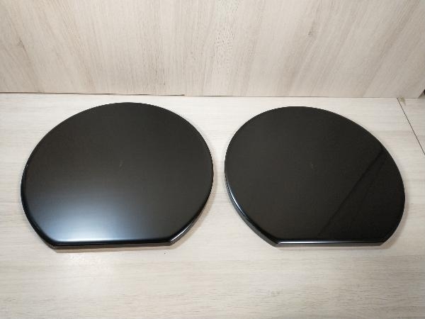 木箱付き】 漆器 輪島塗 卓上膳 5客 半月膳 輪島塗 5客 五客