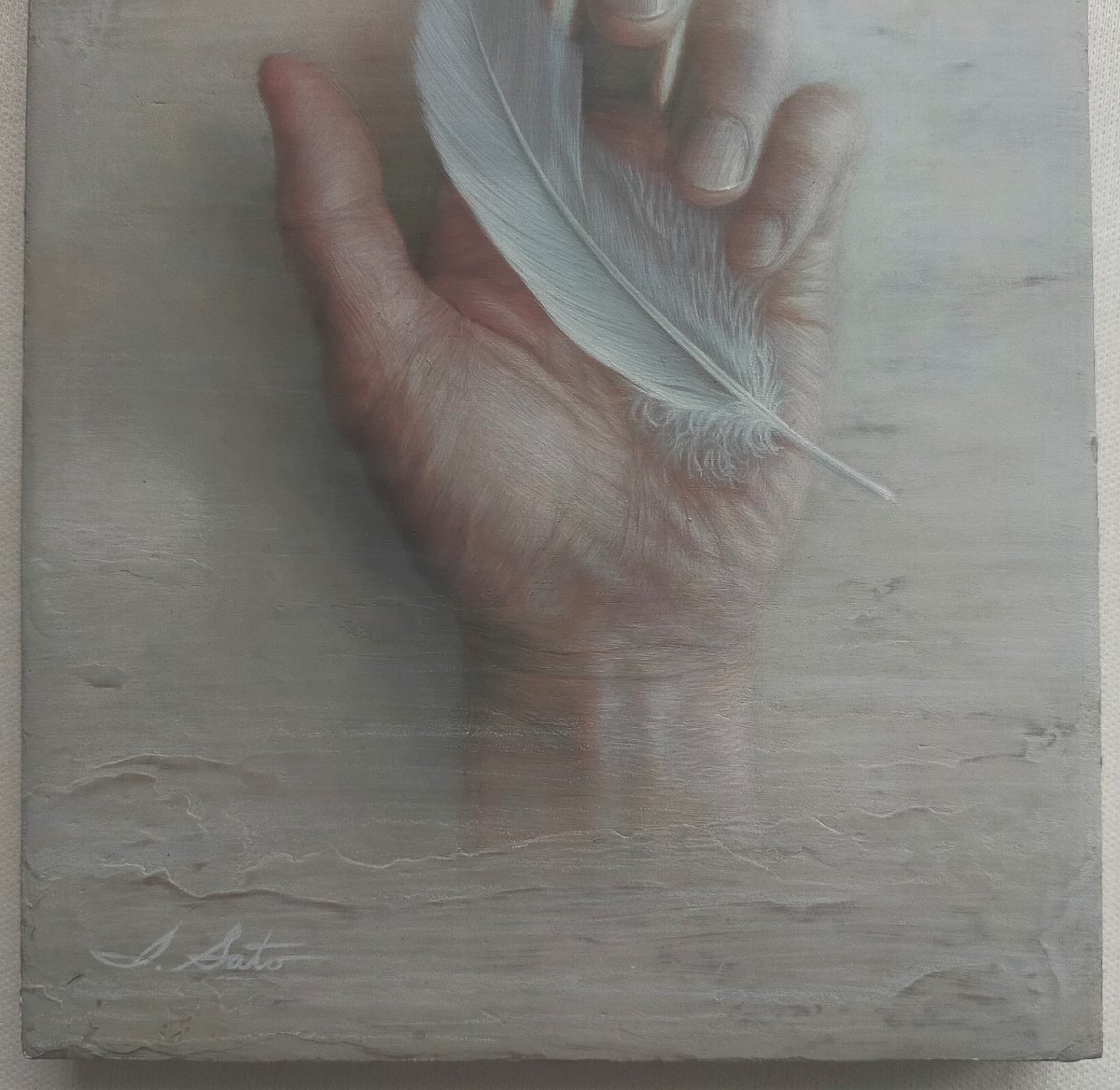 直筆サイン 真作保証小島功「カッパ美人」染付陶板画 Yahoo