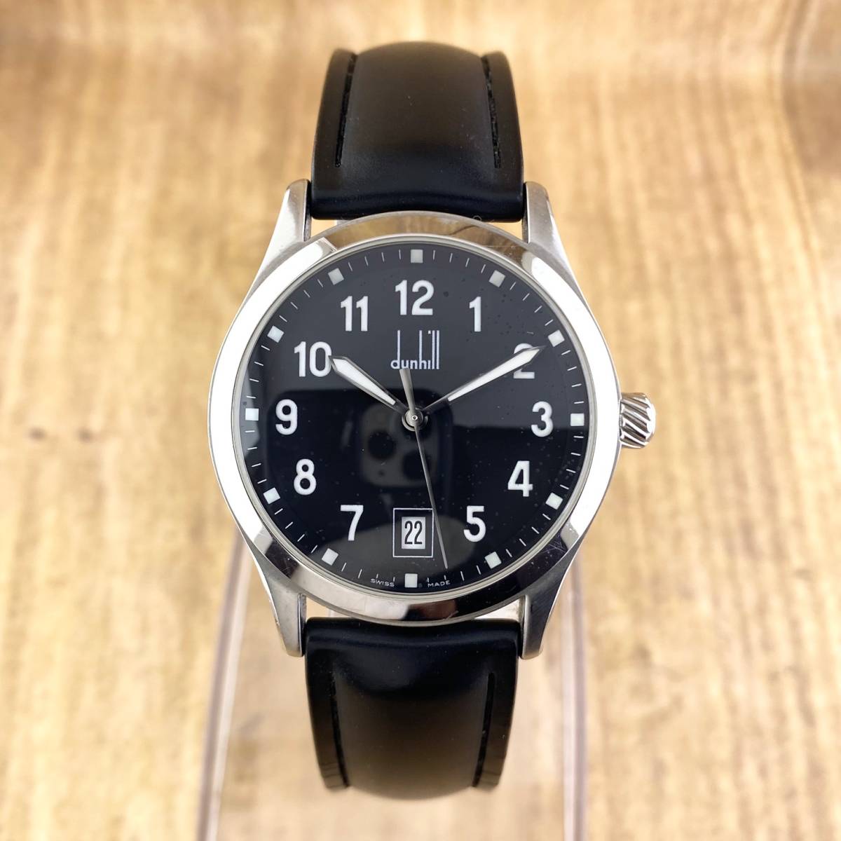1円〜】Dunhill ダンヒル 腕時計 メンズ シティスケープ 8003 ブラック 